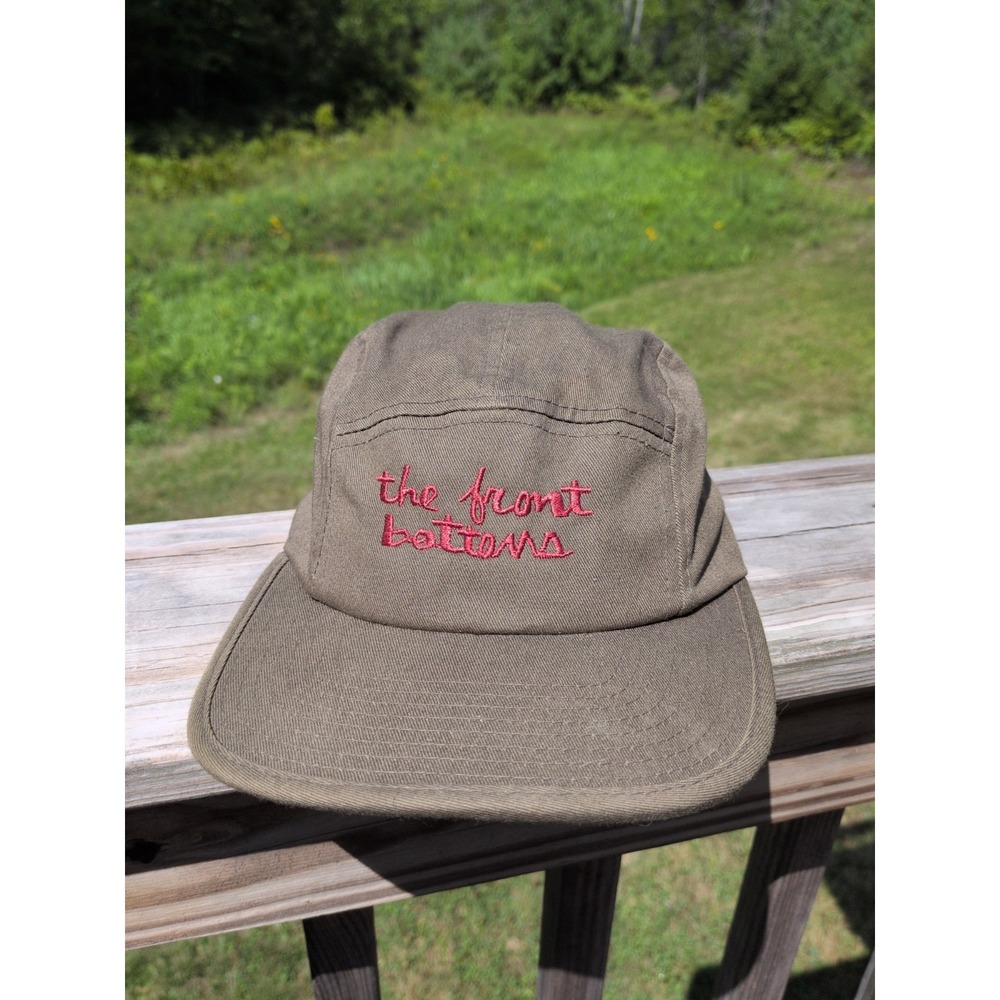 The Front Bottoms Band Hat Yupoong Classics 5 Panel Camper Cap Olive Green